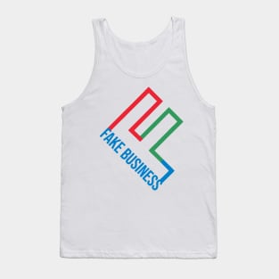 Fake Business Tank Top